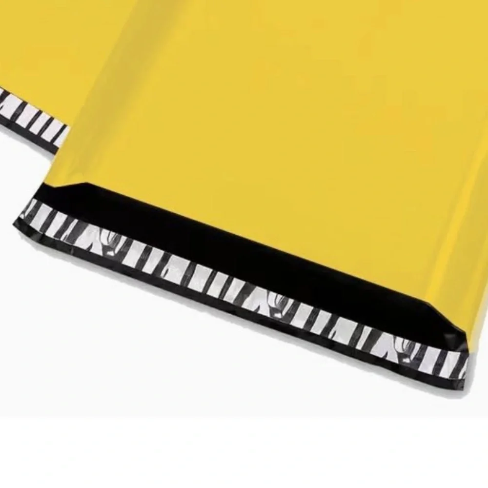 100pcs  Shipping Package  50-Yellow  Poly Mailers 50-Thank You Stickers ⭐️🆕⭐️